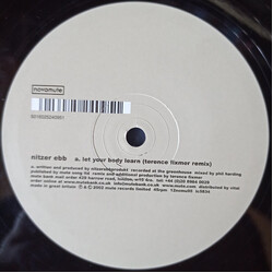 Nitzer Ebb Let Your Body Learn / Control I'm Here Vinyl 12" USED