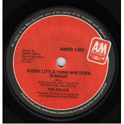 The Police Every Little Thing She Does Is Magic Vinyl 7" USED