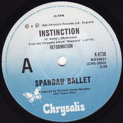 Spandau Ballet Instinction Vinyl 7" USED
