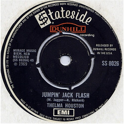 Thelma Houston Jumpin' Jack Flash Vinyl 7" USED