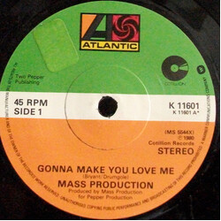 Mass Production Gonna Make You Love Me Vinyl 7" USED