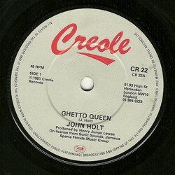 John Holt Ghetto Queen Vinyl 7" USED
