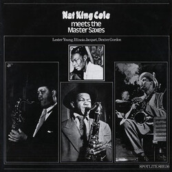 Nat King Cole / Lester Young / Illinois Jacquet / Dexter Gordon Meets the Master Saxes Vinyl LP USED