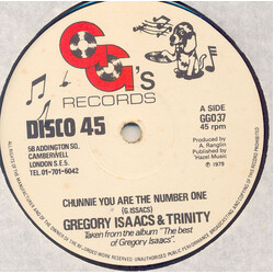 Gregory Isaacs / Trinity (4) Chunnie You Are The Number One Vinyl 12" USED