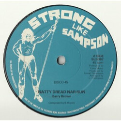 Barry Brown / Anthony Johnson Natty Dread Nar Run / Life Is Not Easy Vinyl 12" USED