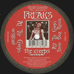 Freaks The Creeps (You're Giving Me) Vinyl 12" USED