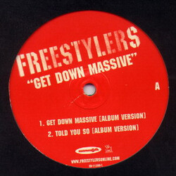 Freestylers Get Down Massive Vinyl 12" USED