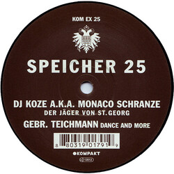 DJ Koze / Monaco Schranze / Gebr. Teichmann Speicher 25 Vinyl 12" USED