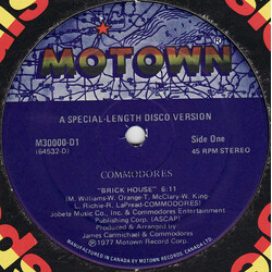 Commodores Brick House Vinyl 12" USED
