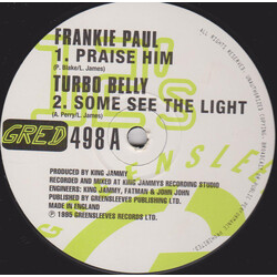 Frankie Paul / Turbo Belly / King Jammys Crew Praise Him Vinyl 12" USED