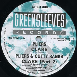 Pliers / Cutty Ranks Clare Vinyl 12" USED