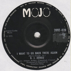 BJ Arnau I Want To Go Back There Again Vinyl 7" USED