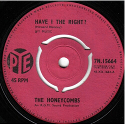 The Honeycombs Have I The Right? Vinyl 7" USED