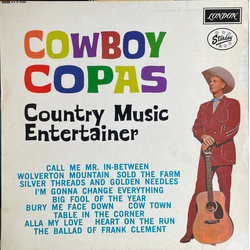 Cowboy Copas Country Music Entertainer Vinyl LP USED