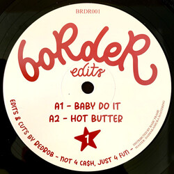 boRdeR boRdeR Edits 01 Vinyl 12" USED