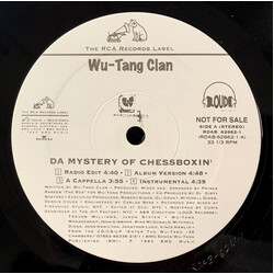 Wu-Tang Clan Da Mystery Of Chessboxin' / Method Man (Remix) Vinyl 12" USED