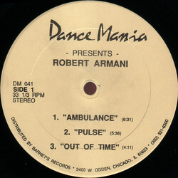 Robert Armani Ambulance Vinyl 12" USED