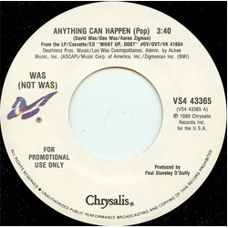 Was (Not Was) Anything Can Happen Vinyl 7" USED