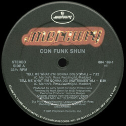 Con Funk Shun Tell Me What (I'm Gonna Do) Vinyl 12" USED