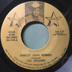 Cal Golden / Stan Williamson Shirley Jean Berrell Vinyl 7" USED
