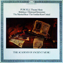 Henry Purcell / The Academy Of Ancient Music Theatre Music Vol I (Abdelazer • Distressed Innocence • The Married Beau • The Gordian Knot Untied) Vinyl