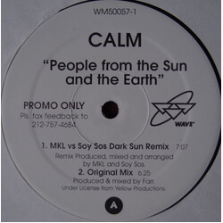 Calm People From The Sun And The Earth Vinyl 12" USED