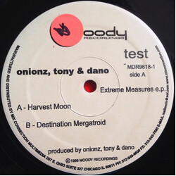 Onionz / Tony Hewitt / Dano Extreme Measures E.P. Vinyl 12" USED