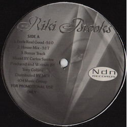Riki Brooks Feels Real Good Vinyl 12" USED