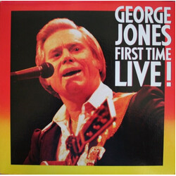 George Jones (2) First Time Live! Vinyl LP USED