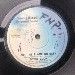 Betsy Cook Put the Blame On Easy Vinyl 7" USED