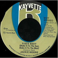 Jackie Moore Disco Body (Shake It To The East, Shake It To The West) Vinyl 7" USED