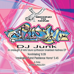 DJ Junk An Onslaught Of Retro Future Synthesizer Breakbeat Madness EP Vinyl 12" USED