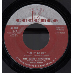 Everly Brothers Let It Be Me / Since You Broke My Heart Vinyl 7" USED