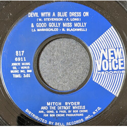 Mitch Ryder & The Detroit Wheels Devil With A Blue Dress On & Good Golly Miss Molly / I Had It Made Vinyl 7" USED