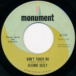 Jeannie Seely Don't Touch Me Vinyl 7" USED