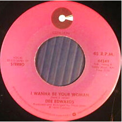 Dee Edwards Don't Sit Down / I Wanna Be Your Woman Vinyl 7" USED