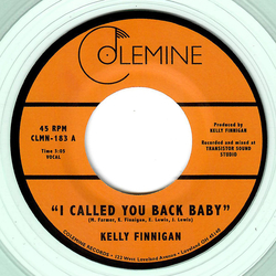 Kelly Finnigan I Called You Back Baby Vinyl 7" USED