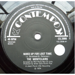 The Montclairs Make Up For Lost Time Vinyl 7" USED