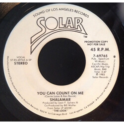 Shalamar You Can Count On Me USED VINYL 7INCH 45 RPM SINGLE PROMO