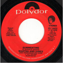 Martha High / James Brown Summertime / Take Me Higher And Groove Me Vinyl 7" USED