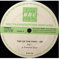 Various Top Of The Pops - 929 Vinyl LP USED