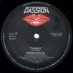 Precious (7) Taboo Vinyl 12" USED