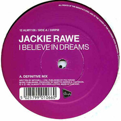 Jackie Rawe I Believe In Dreams Vinyl 12" USED