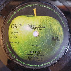 The Beatles / Billy Preston Get Back Vinyl 7" USED