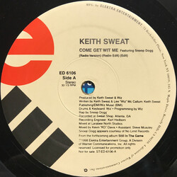 Keith Sweat / Snoop Dogg Come Get Wit Me Vinyl 12" USED