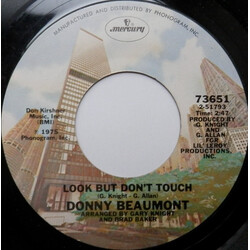 Donny Beaumont Look But Don't Touch / Don't Make Me Go Now USED VINYL 7INCH 45 RPM
