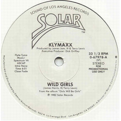Klymaxx Wild Girls Vinyl 12" USED
