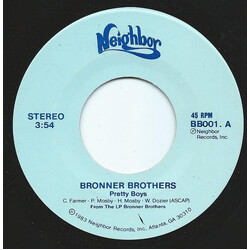 Bronner Brothers Pretty Boys Vinyl 7" USED