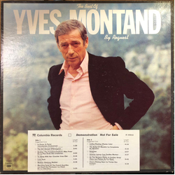 Yves Montand The Best Of Yves Montand By Request Vinyl LP USED