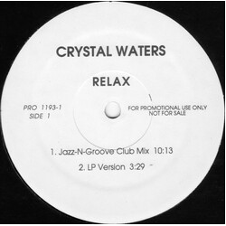 Crystal Waters Relax Vinyl 12" USED